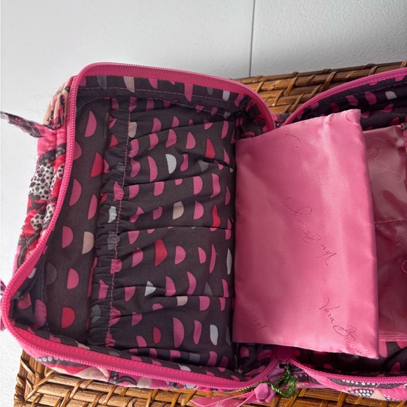 Vera Bradley Travel Jewelry Organizer NWT–Blush Floral, Quilted, Multi-Pocket - Picture 5 of 14